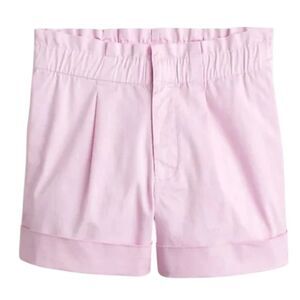 J. Crew Pink Paper Bag High Rise Cuffed Shorts size 12